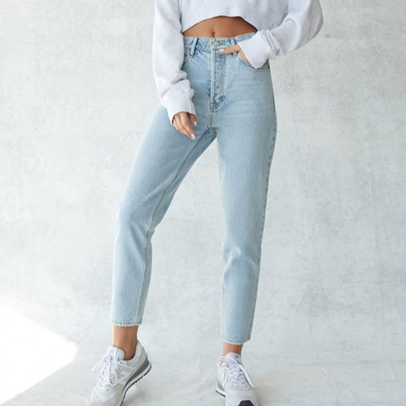 PacSun Denim - Pac Sun Light Wash High Rise Mom Jeans Size 26